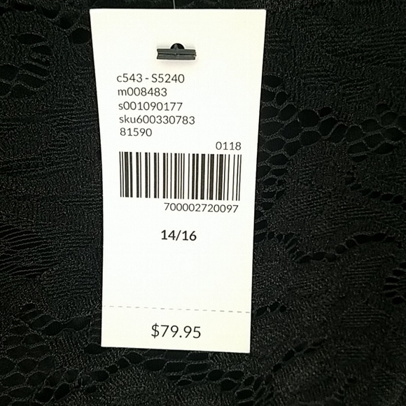 NWT Lace Flutter-Sleeve Swing Dress (w Pockets!) - Picture 7 of 9